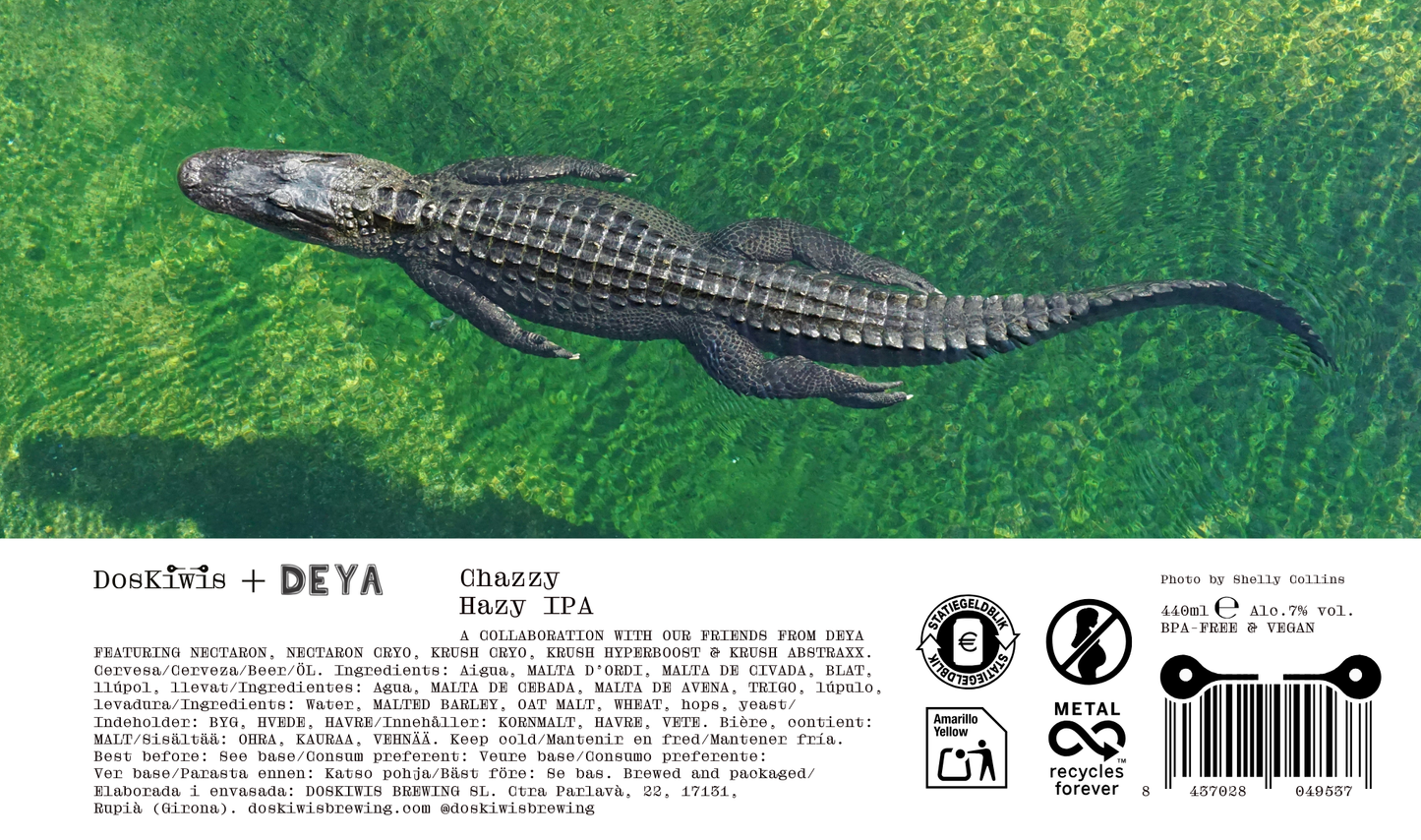 DosKiwis + DEYA: Chazzy Hazy IPA